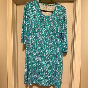 Lulu-B UPF+50 Teal and white dress XL